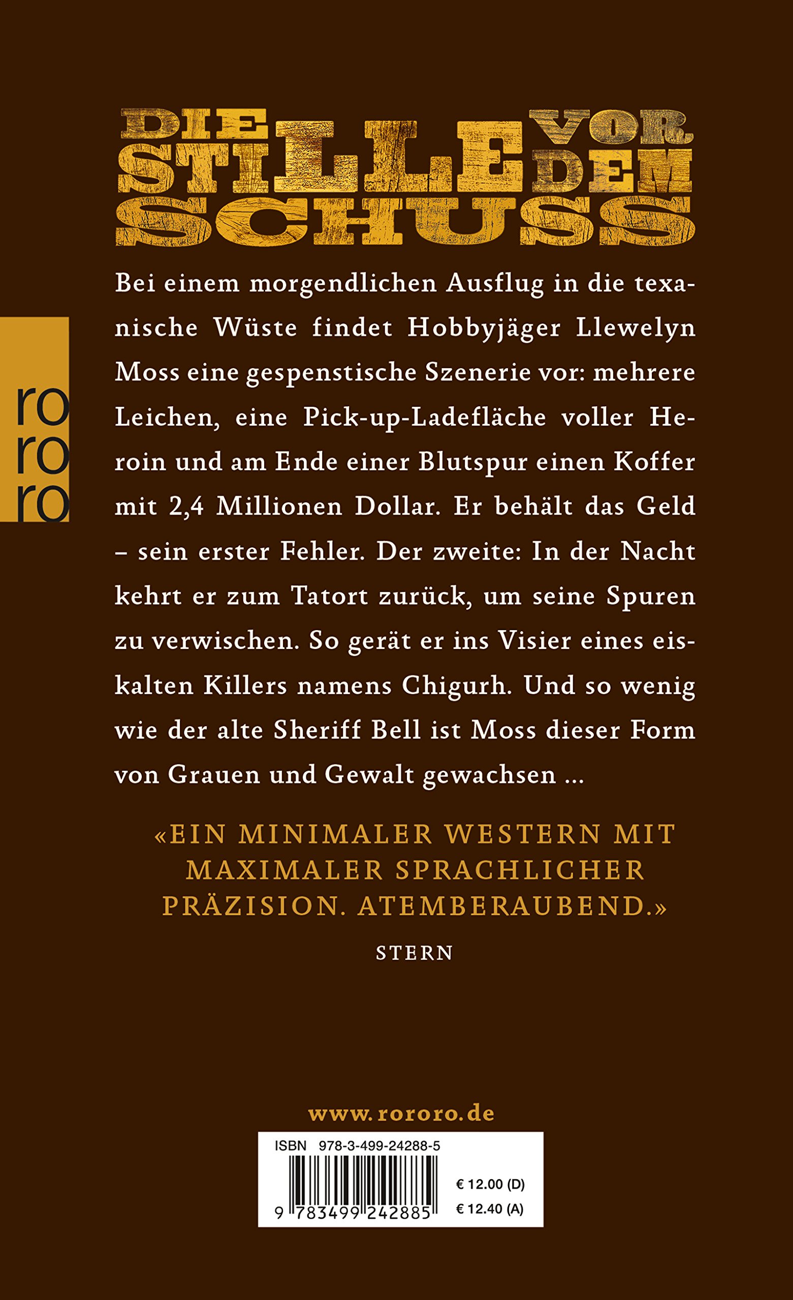 Kein Land Fur Alte Manner Mccarthy Cormac 9783499242885 Amazon Com Books