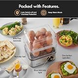 VonShef 3 in 1 Egg Boiler Poacher Omelette Maker Stainless Steel 500W 16 Eggs view 4