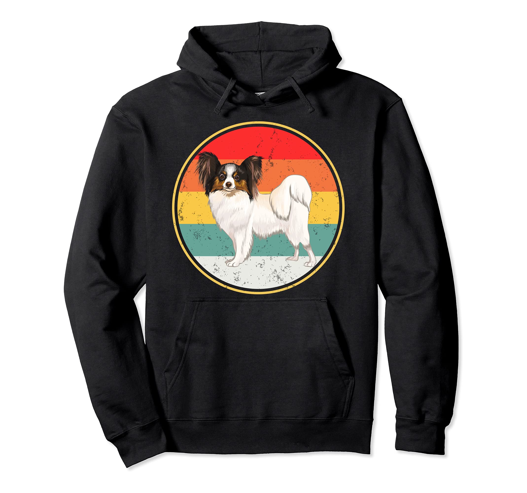Vintage Retro Sunset Soft Coated Wheaten Terrier Dog Pullover Hoodie