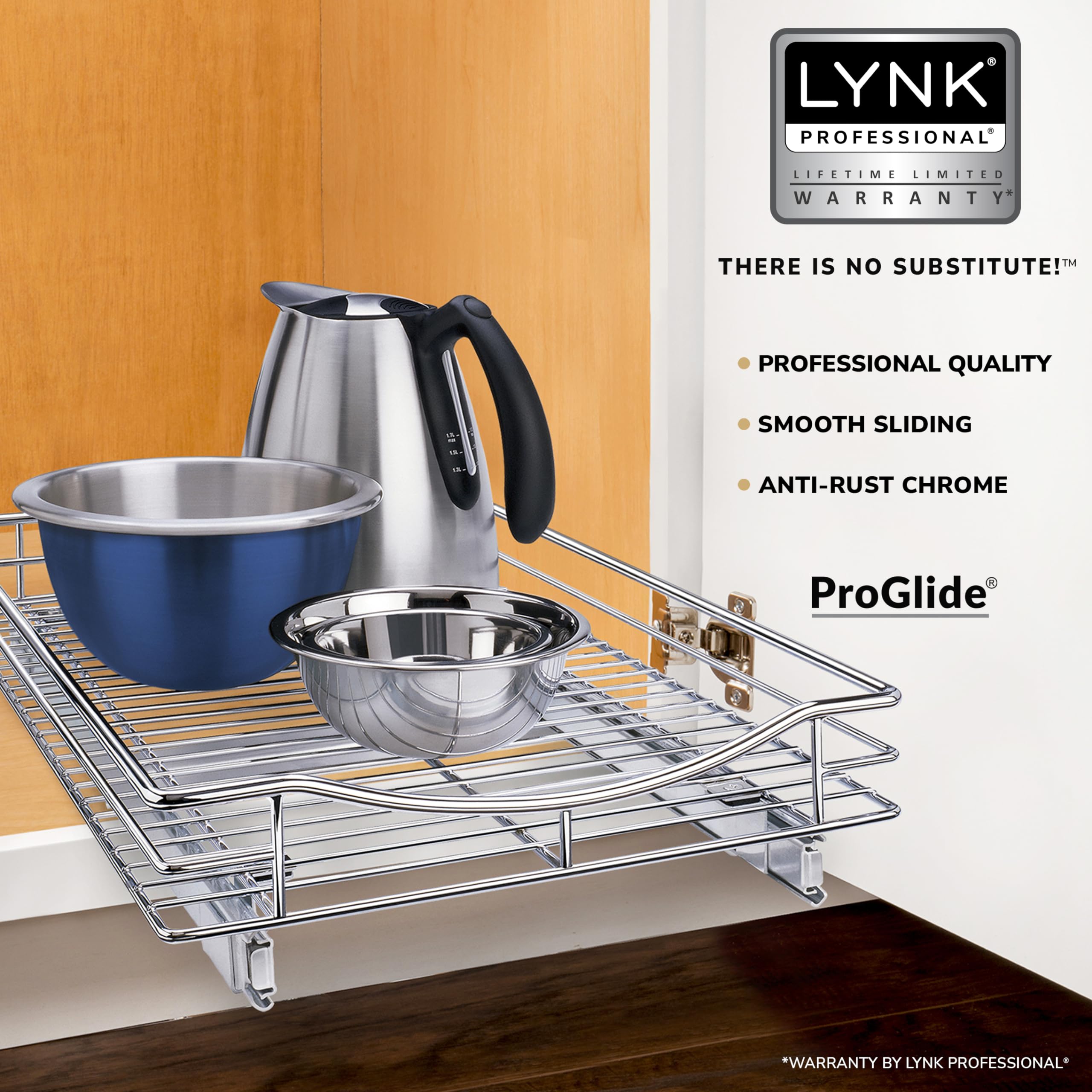 LYNK PROFESSIONAL® Pull Out Cabinet Organizer, 14