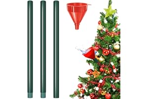 JOEWUZUN Christmas Tree Watering Funnel Longer Tree Funnel Watering Spout Tree Watering Device Christmas Tree Long Funnel Watering System Xmas Plant Watering Tool for Large Indoor Outdoor Plants (1)