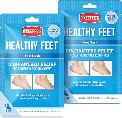 O Keeffe's Healthy Feet Foot Mask Intensive Moisturising Sock Treatment 2 Pairs