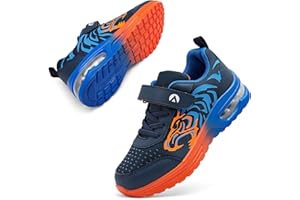 ASOCO DREAM Kids Sneakers Boys Girls Cushioning Running Sports Shoes Lightweight Breathable Walking Athletic Tennis Shoes