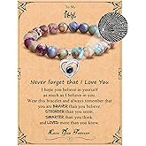 JoycuFF Gifts for Women 𝟭𝟬𝟬 𝗟𝗮𝗻𝗴𝘂𝗮𝗴𝗲𝘀 𝗜 𝗟𝗼𝘃𝗲 𝗬𝗼𝘂 𝗕𝗿𝗮𝗰𝗲𝗹𝗲𝘁 Anniversary Mothers Day Christmas Birthday Gifts for Daughter Granddaughter Sister Niece Girlfriend Wife Women