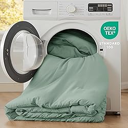 Bedsure King Size Comforter Set, Sage Green Soft