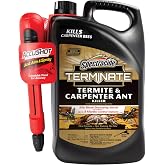 Spectracide Terminate Termite &amp; Carpenter Ant Killer, 1.33 Gal, with AccuShot Sprayer, Indoor and Home Barrier Treatment, Kills Carpenter Ants, Bees and Other Insects on Contact, Stops Spiders