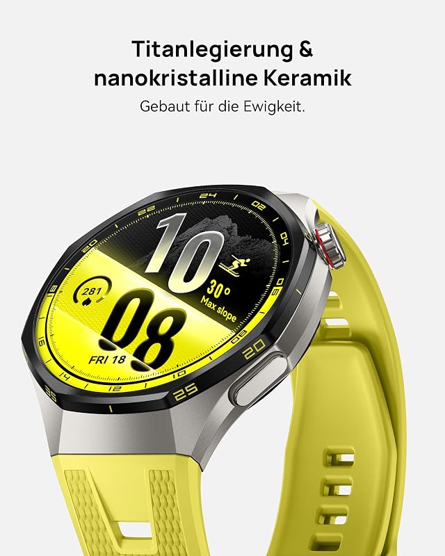 Watch GT 7 Pro Smartwatch, Titanlegierung, EKG, GPS, 46 mm, Schwarz