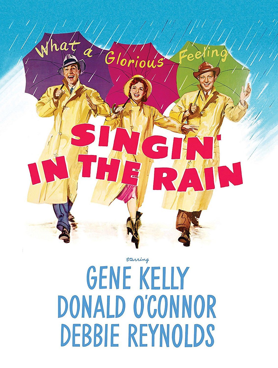 SINGIN' IN THE RAIN Movie Poster 1952 Gene Kelly Hollywood Classic 24x36inch