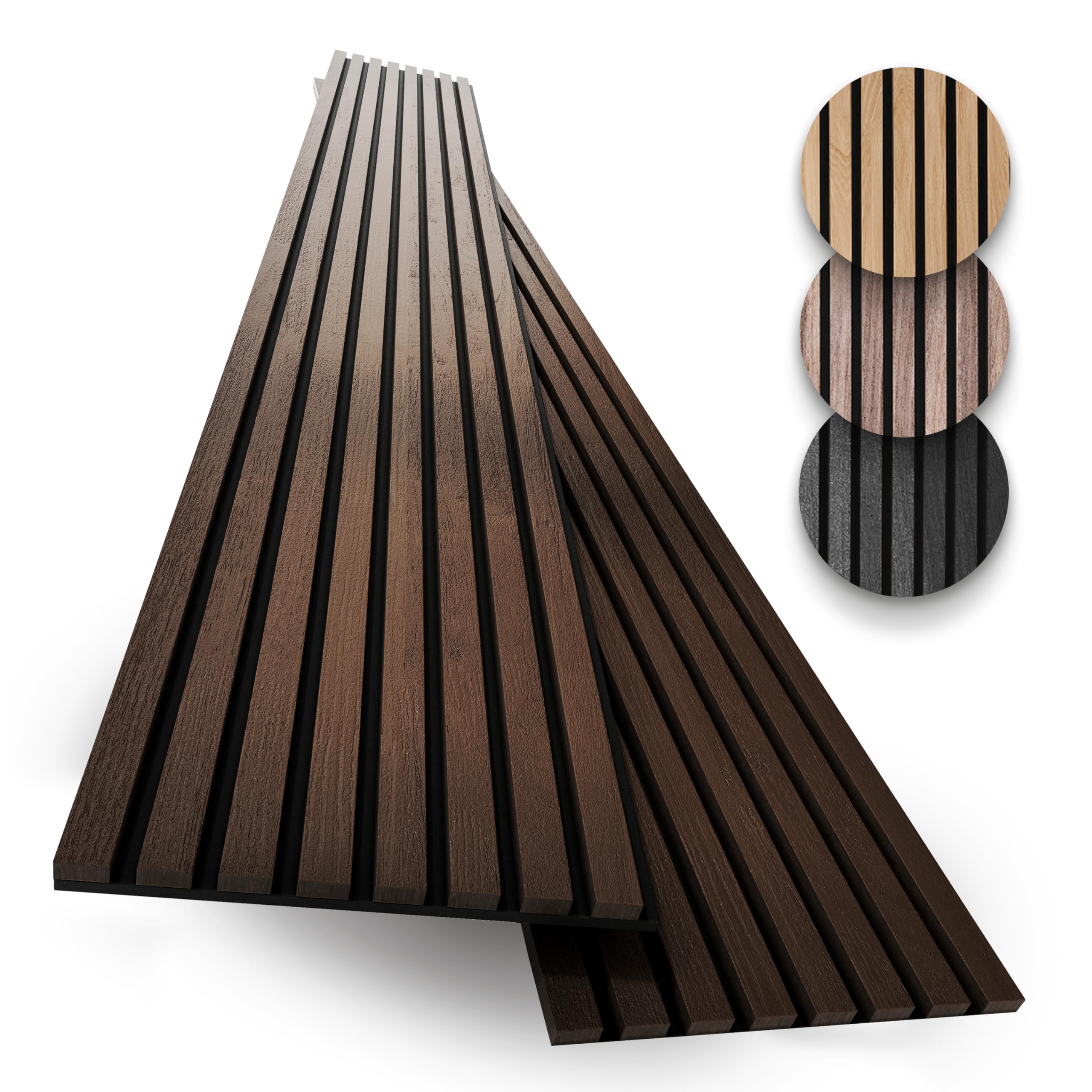 Photo 1 of ***LIGHT OAK*** 2-Pack Acoustic Wood Slat Panels - Soundproof Wall Paneling for Interior Decor