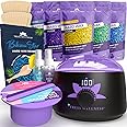 Tress Wellness Wax Warmer Kit with Silicone Wax Melting Bowl and Bikini Wax