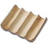 Soap Dish for Shower, Soap Dish with Drainage, Soap Bar Holder Decorative Square Soap Tray, Waterfall Drainer Soap Holder for Bathroom Kitchen Sink, Retro Yellow1 Pcs