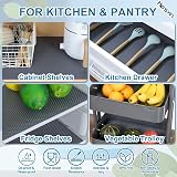 Hersvin Drawer Liners 44.5cmx500cm EVA Non-Adhesive Dark Gray Dot view 7