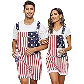 OPDNBON Festival Overalls for Men Fashion Jumpsuits Shorts Romper Bibs Coveralls