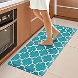 WiseLife Kitchen Mat Cushioned Anti-Fatigue Kitchen Rug,17.3"x 39",Non Slip Waterproof Kitchen Mats and Rugs Heavy Duty PVC E