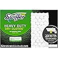 Swiffer Sweeper Heavy Duty Dry Multi-Surface Cloth Refills for Floor Sweeping and Cleaning, Unscented, 32 Count