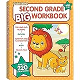 Second Grade Big Workbook Ages 7 - 8: All Subjects including 220+ Activities, Spelling and Reading, English, Addition and Sub