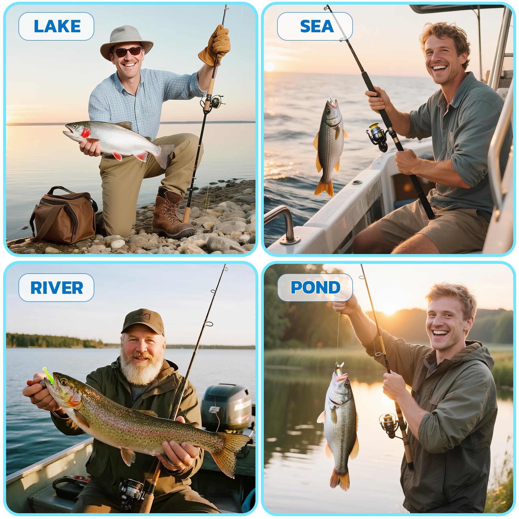 LUMYCE Fishing Advent Calendar 2025: Mens Advent Calendar 2025 Christmas Calendar for Men - Advent Calendar Tools for Dad Brother Ancle Husband 24 Fishing Gear & Accessories Gifts for Fishing Lovers