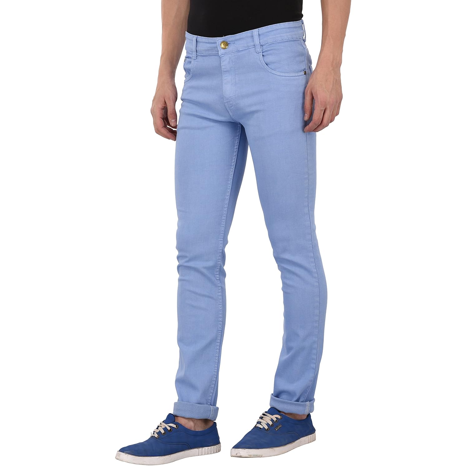 studio nexx men's regular fit stretchable jeans