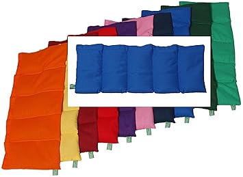 Körnerkissen 20x50 royal blau Wärmekissen mit Ingwer
