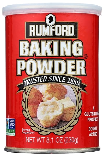 RUMFORD, DOUBLE ACTION BAKING POWDER, 8.1 OZ