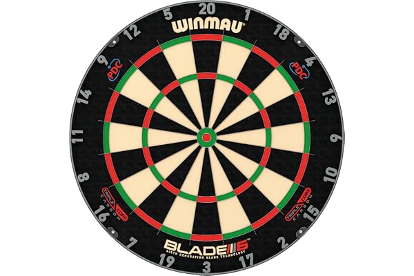WINMAU Blade 6 Triple Core Carbon Professional Bristle Dartboard