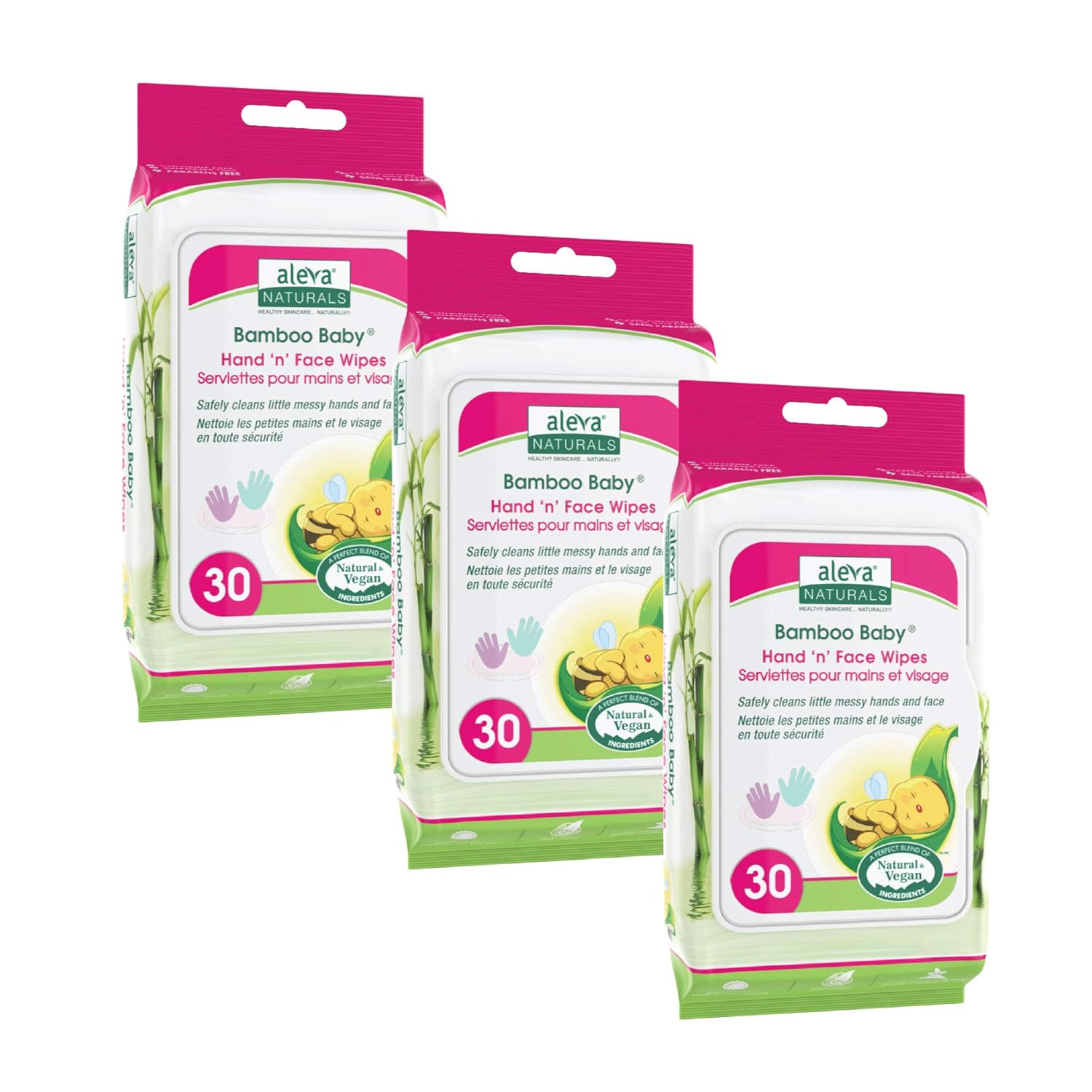 aleva hand and face wipes