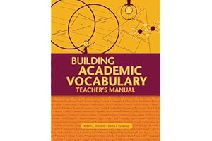 Building Academic Vocabulary: Teacher’s Manual (Professional Development)