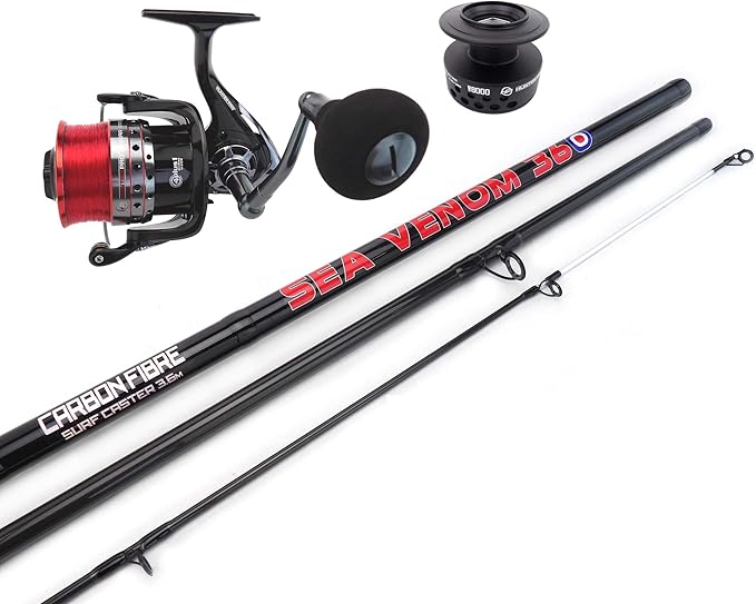 surfcaster rod and reel