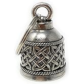 Bravo Bells - Celtic Band Motorcycle Biker Bell Accessory or Key Chain for Luck - Made in the USA
