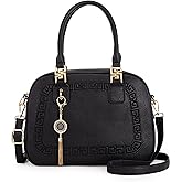 Montana West Small Top Handle Purse for Women Crossbody Satchel Handbag Barrel Bag
