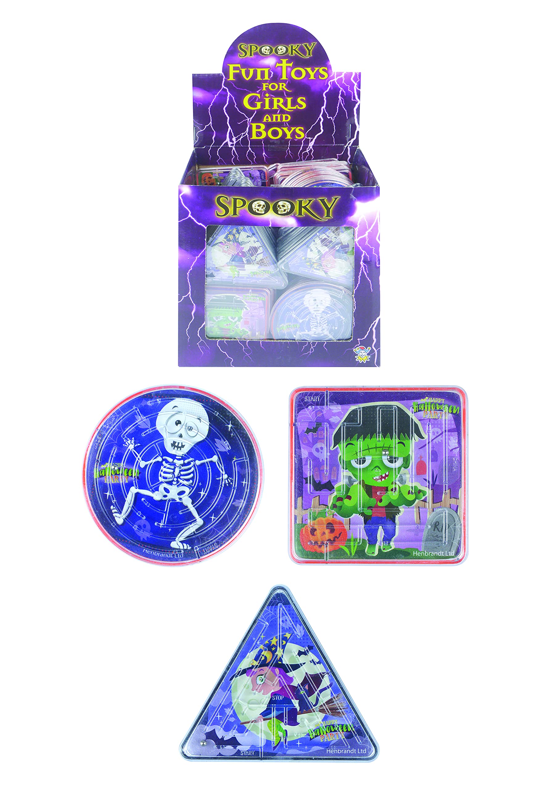 12 x Halloween Maze Puzzle