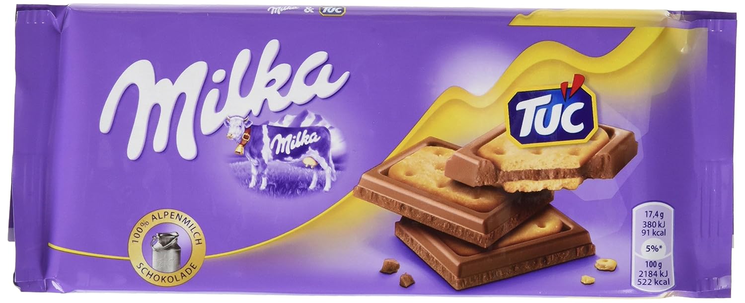 Milka Schokolade Tuc Cracker 87 G Amazon De Lebensmittel