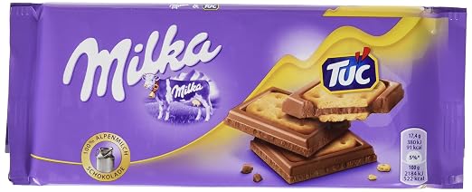 Milka Schokolade Tuc Cracker 87 G Amazon De Lebensmittel