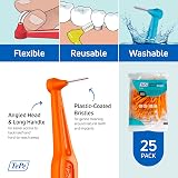TePe Interdental Brush Angle 0.45 mm Pack 25 Orange Size 1 view 5