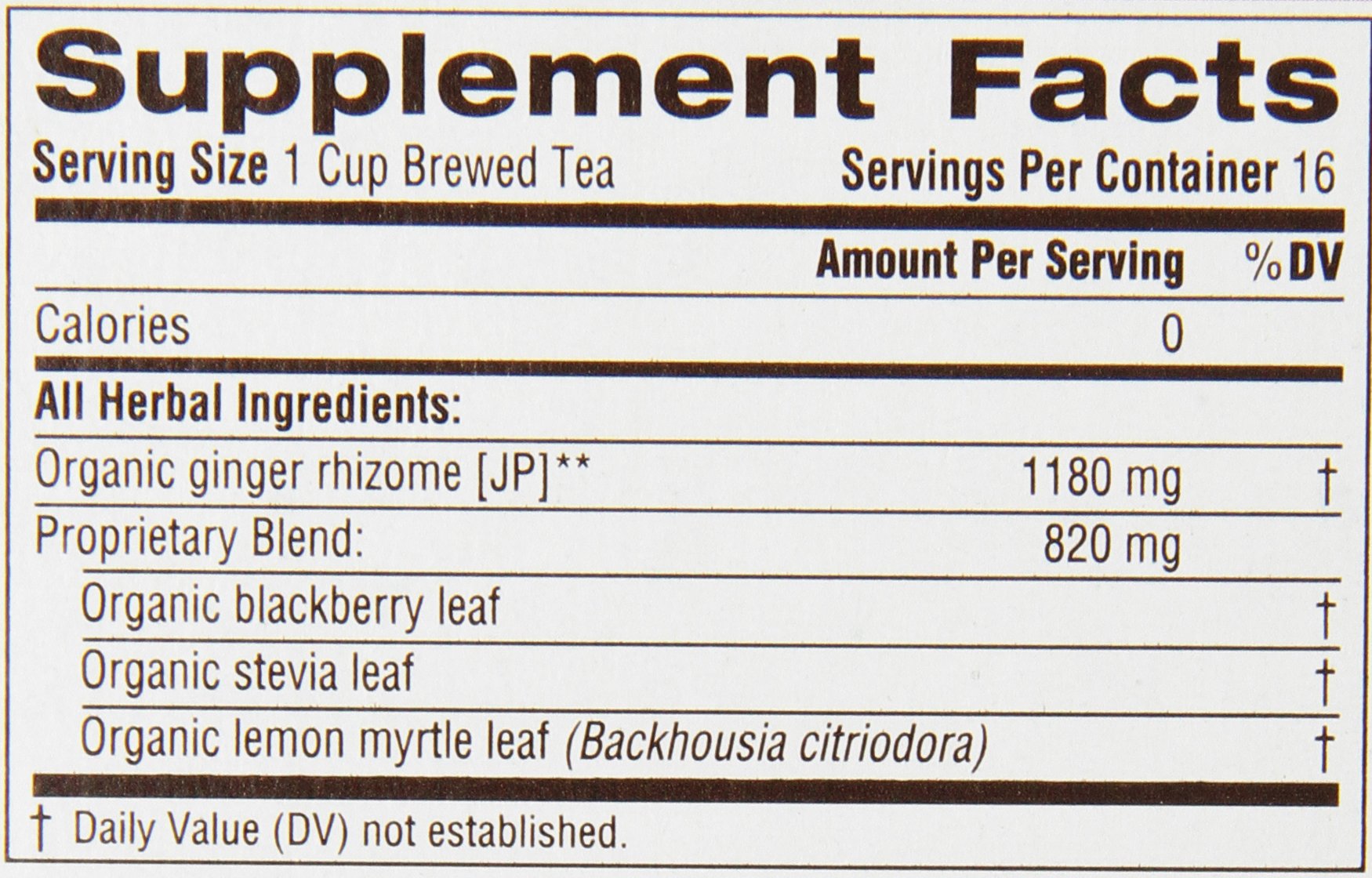 Traditional Medicinals Organic Ginger Aid Digestive Tea, 16 Tea Bags (Pack of 6) eBay