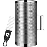 12" x 6" Metal Guiro Shaker Stainless Steel Guiro Instruments with Scraper Musical Instruments Latin Percussion Instrument