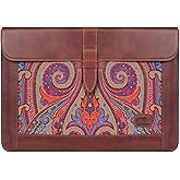 Londo Top Grain Leather MacBook Bag Laptop Sleeve for MacBook Pro and MacBook Air Case - 16 Inch - 15 Inch - 15.5 Inch (M4, M3, M2, M2, M1, Pro & Max) 2020 to 2024 Models