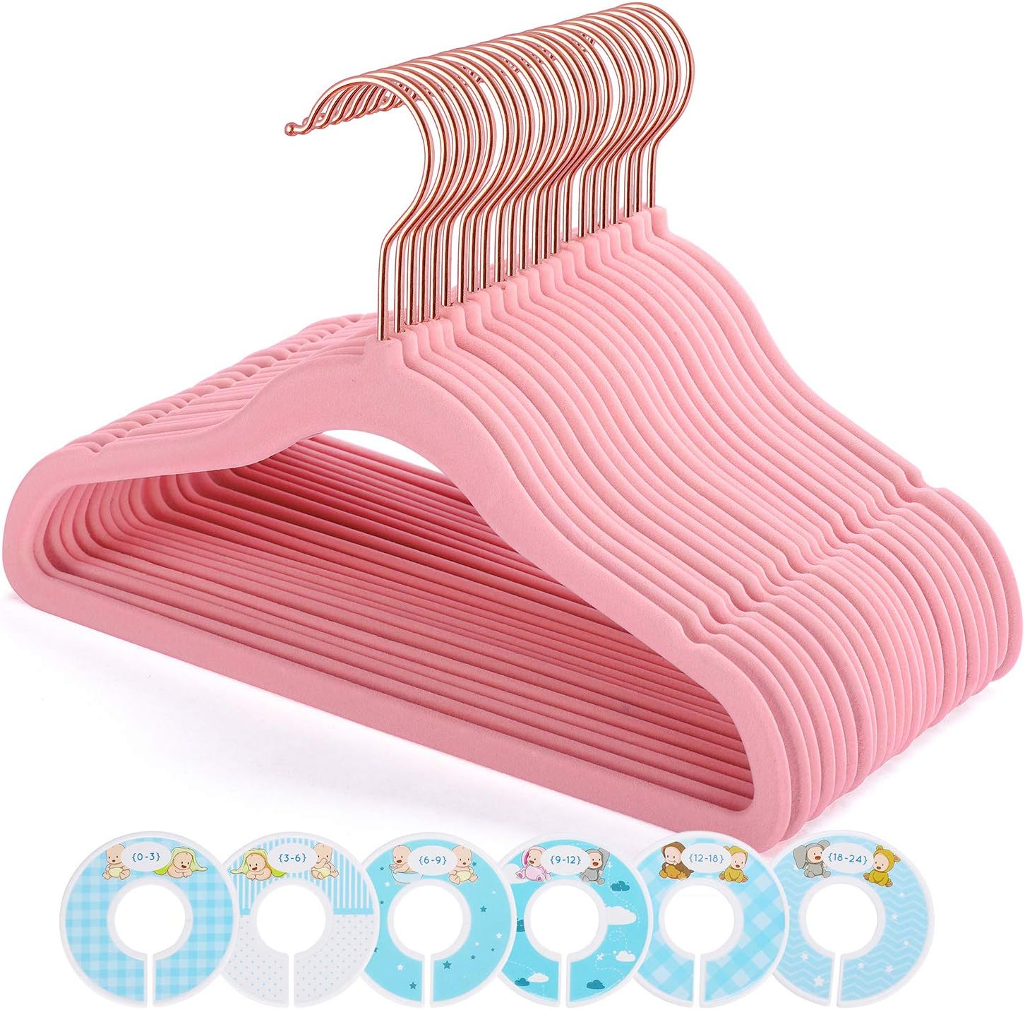 pink kids hangers
