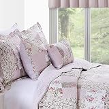 B&B Zurich Patchwork Bedspread Set 100% Cotton Filling Quilted Comforter view 3