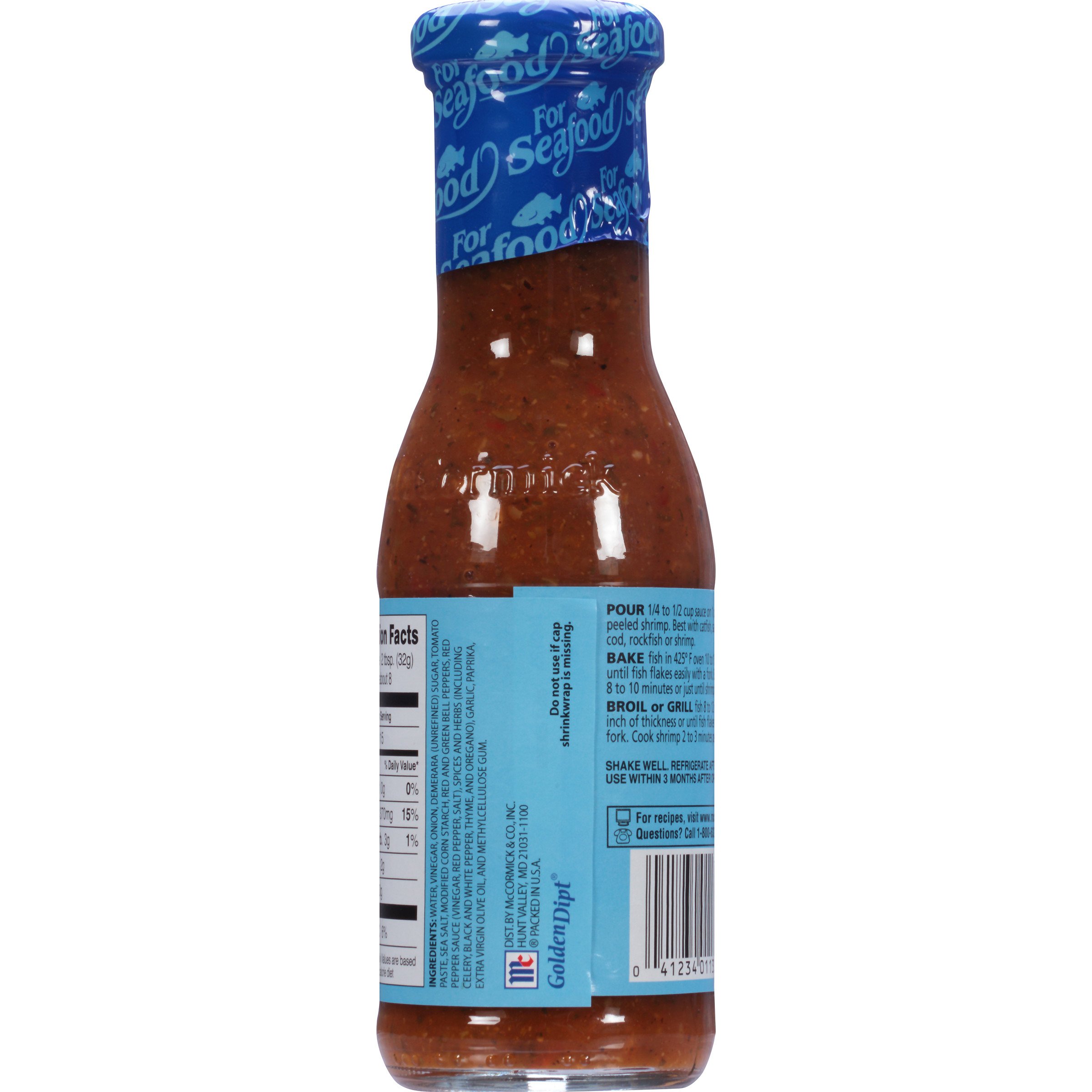 McCormick Golden Dipt Cajun Seafood Sauce, 8.6 oz (Case of 6