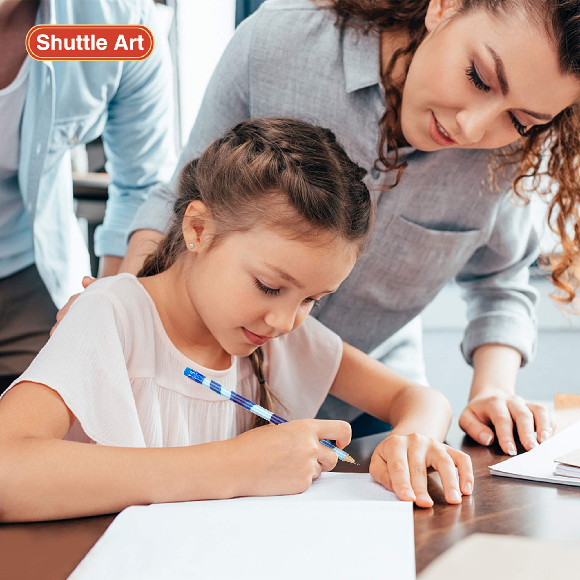 Shuttle Art Assorted Colorful Pencils, 180 Pack Kids Pencil Bulk with 12 Designs, #2 HB, Pre-sharpened Awards and Incentive Pencils for Kids School Home Party, easter pencils bulk