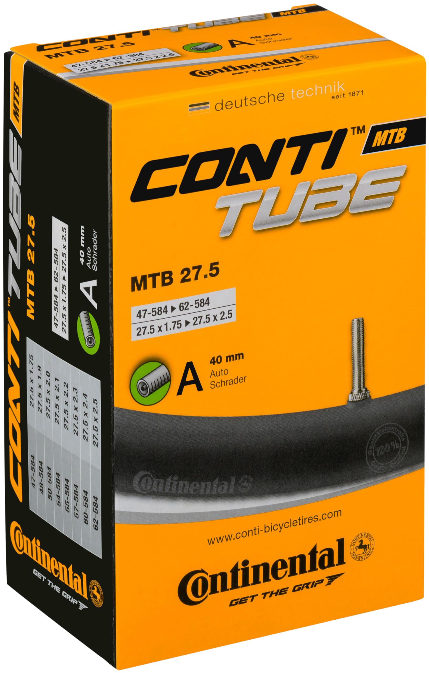 Continental Unisex's 1823310000 Inner Tube, Other, [47-584->62-584]