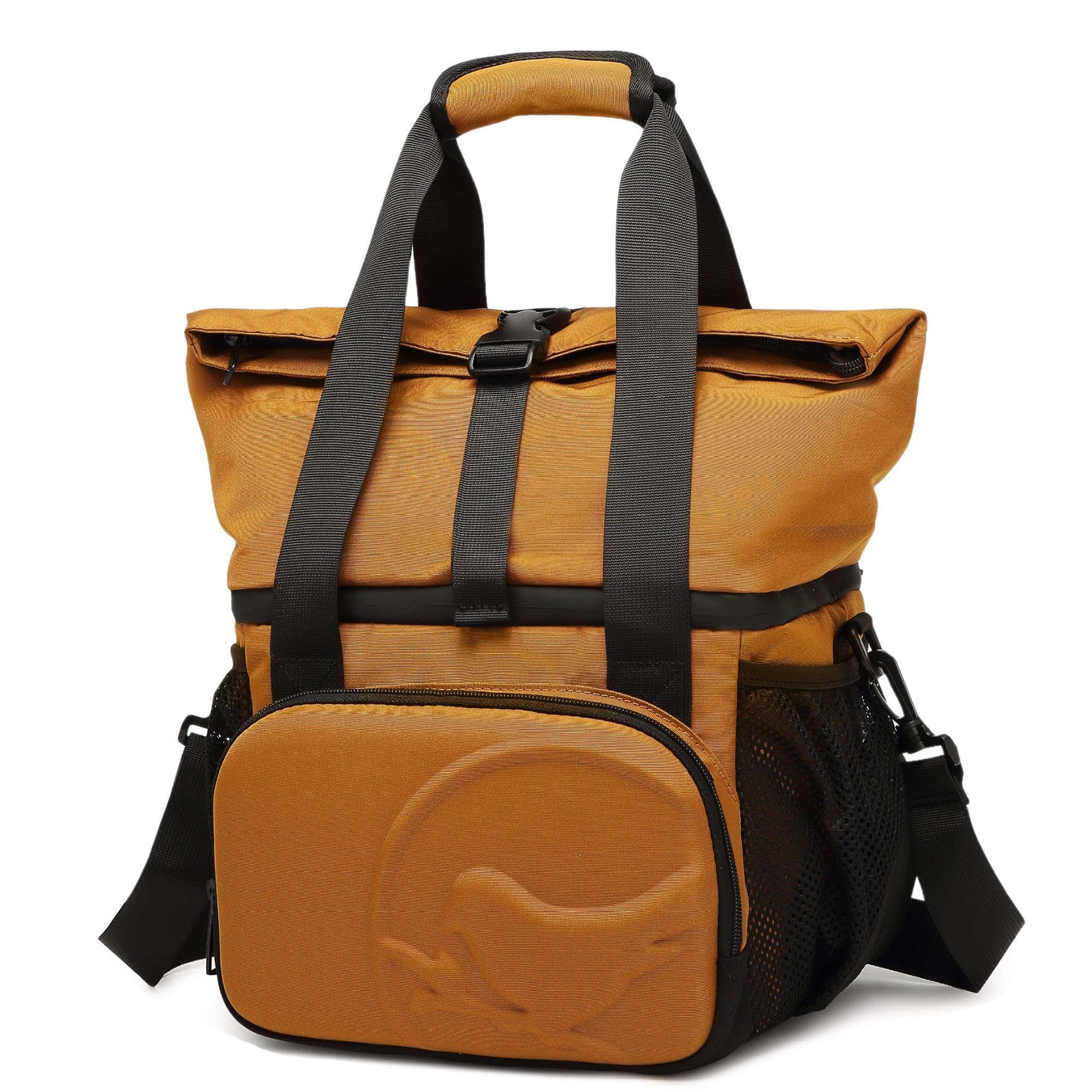 Photo 1 of *Minor Damage*
SUNNY BIRD Dual Compartment Lunch Bag Insulated Lunch Box for Women and Men (Brown)