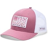 Columbia Unisex PFG Fish Flag Mesh Ball Cap | Breathable, Mesh Back Ventilation, Classic Fit