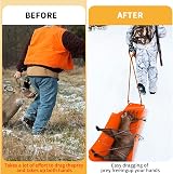 Kensbro Orange Polyethylene Deer Drag Sled | Hunting Fishing Firewood Garden view 5