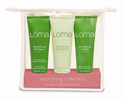 Amazon Com Loma Hair Care Nourishing Travel Kit Trio Luxury Beauty