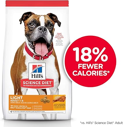 Amazon Com Hill S Science Diet Dry Dog Food Adult Light For