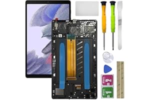 HQB-STAR LCD Display Digitizer Touch Screen Replacement for Samsung Galaxy Tablet Tab A7 Lite WiFi SM-T220 SM-T227U LCD Display Digitizer Touch Screen Assembly Replacement 8.7 inch Black