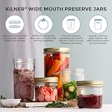 Kilner Wide Mouth Preserve Jar 0.2L Glass Storage Vacuum Seal view 3