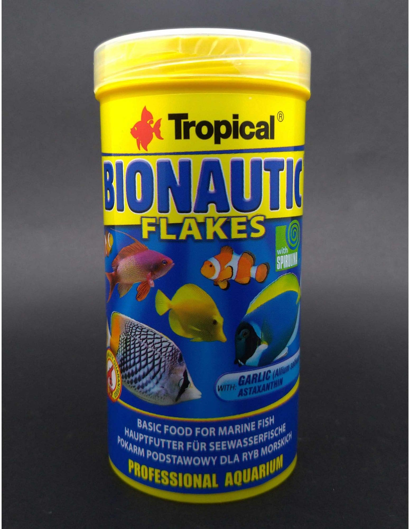 BIONAUTIC MARINE FLAKES - Premium Multi-ingredient flake food for everyday feeding of Marine fish. (250ml/50g)